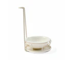 Off White Upright Spoon Rest - Anko