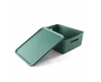 11L Ribbed Container, Green - Anko