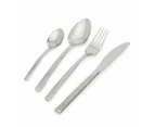 16 Piece Hammered Cutlery Set - Anko