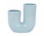 U Shape Blue Vase - Anko