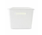 18L Ribbed Container, White - Anko