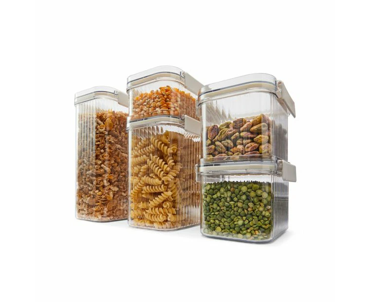 5 Piece Linear Food Storage Set - Anko