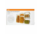 5 Piece Linear Food Storage Set - Anko