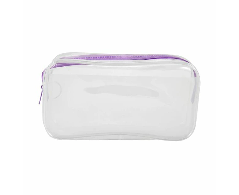 Soft Plastic Pencil Case, Clear - Anko