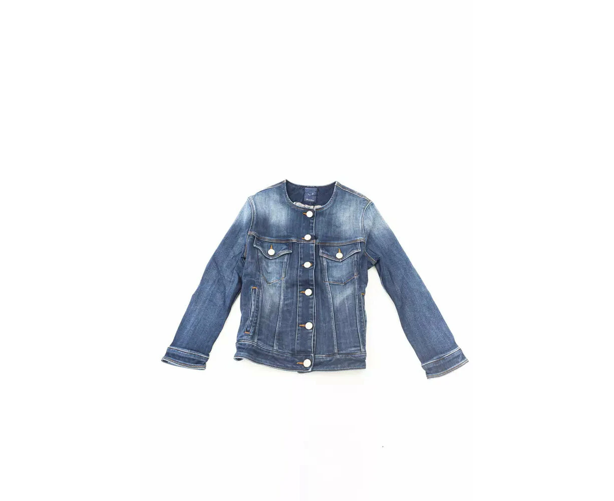 Jacob Cohen Blue Cotton Women Jacket