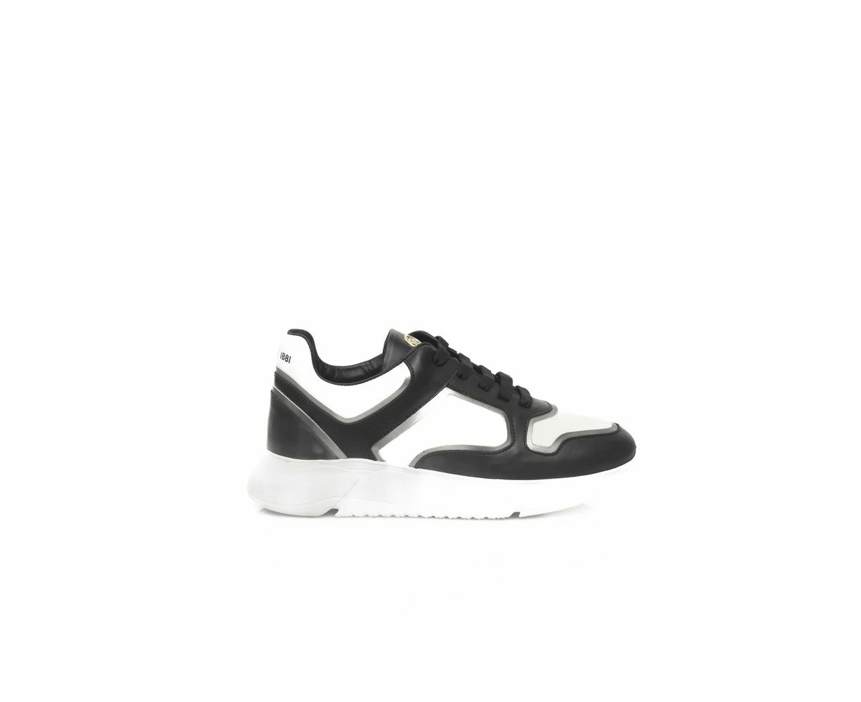 Cerruti 1881 Black Leather Women Sneaker