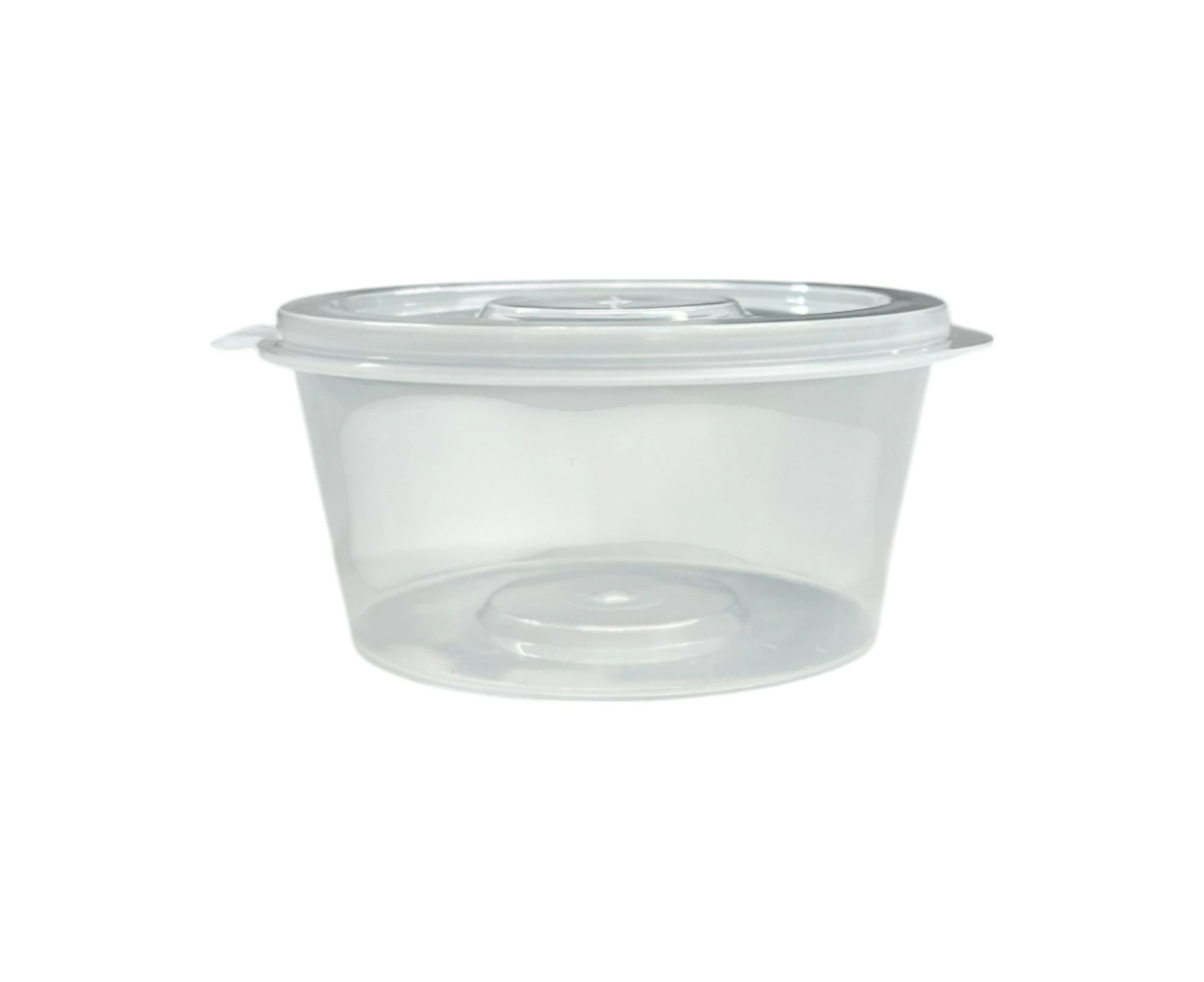 50 X 75Ml Clear Plastic Sauce Containers With Lids Takeaway Grazing Container