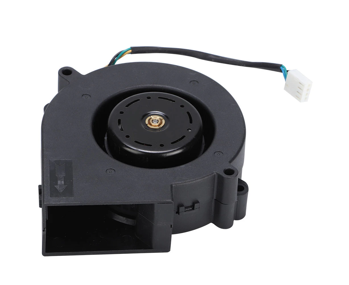 190Cfm Plastic Double Ball Bearing Centrifugal Air Blower Fan For Industrial Equipment 12V 2.8A