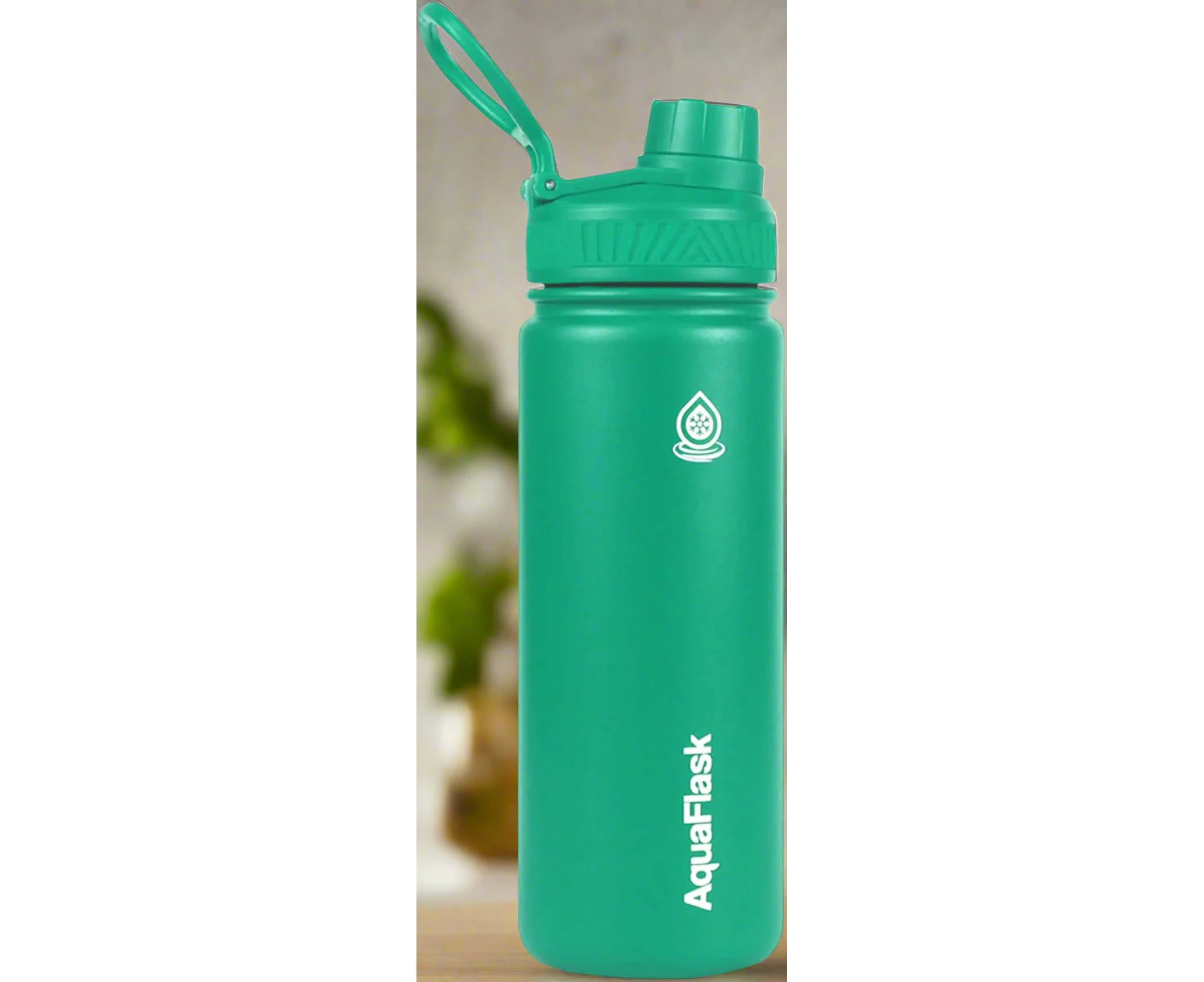 AquaFlask Original Vacuum Insulated Water Bottles 530ml (18oz) - Aquamarine