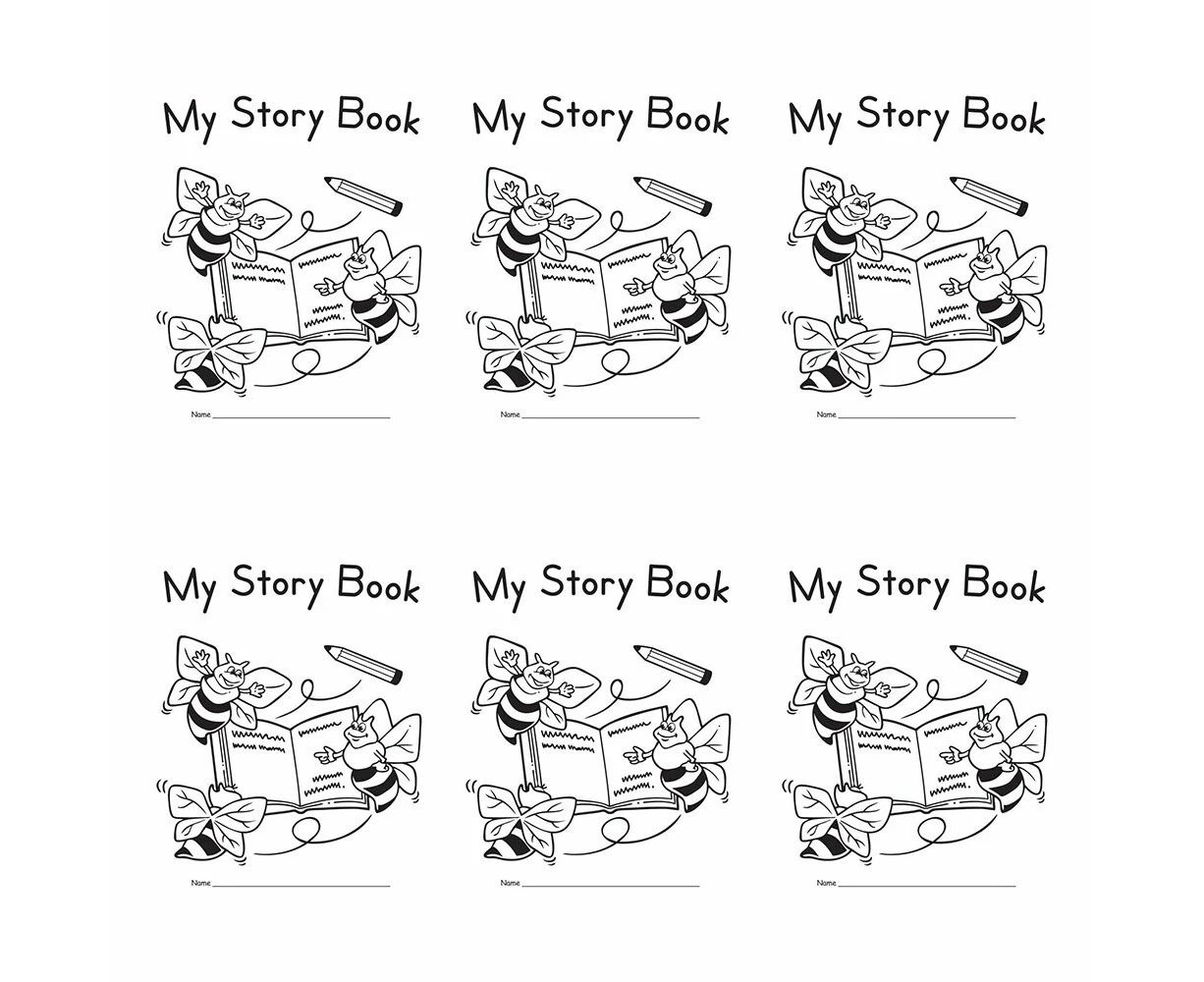 6x Teacher Created Resources My Own Story/Colouring Book Kids/Children 6y+