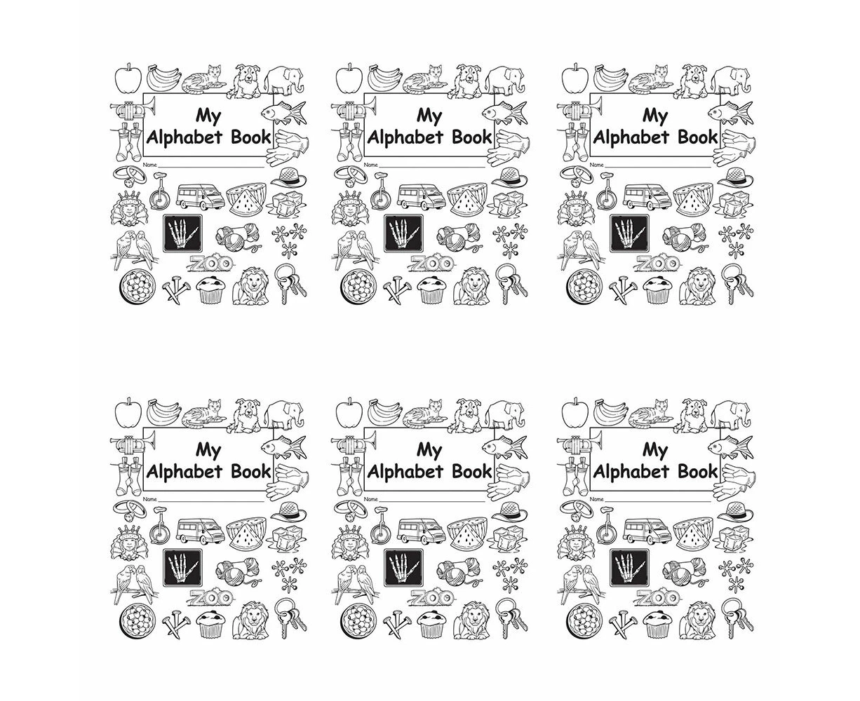 6x Teacher Created Resources My Own Alphabet Learning Activity Book Kids 5y+