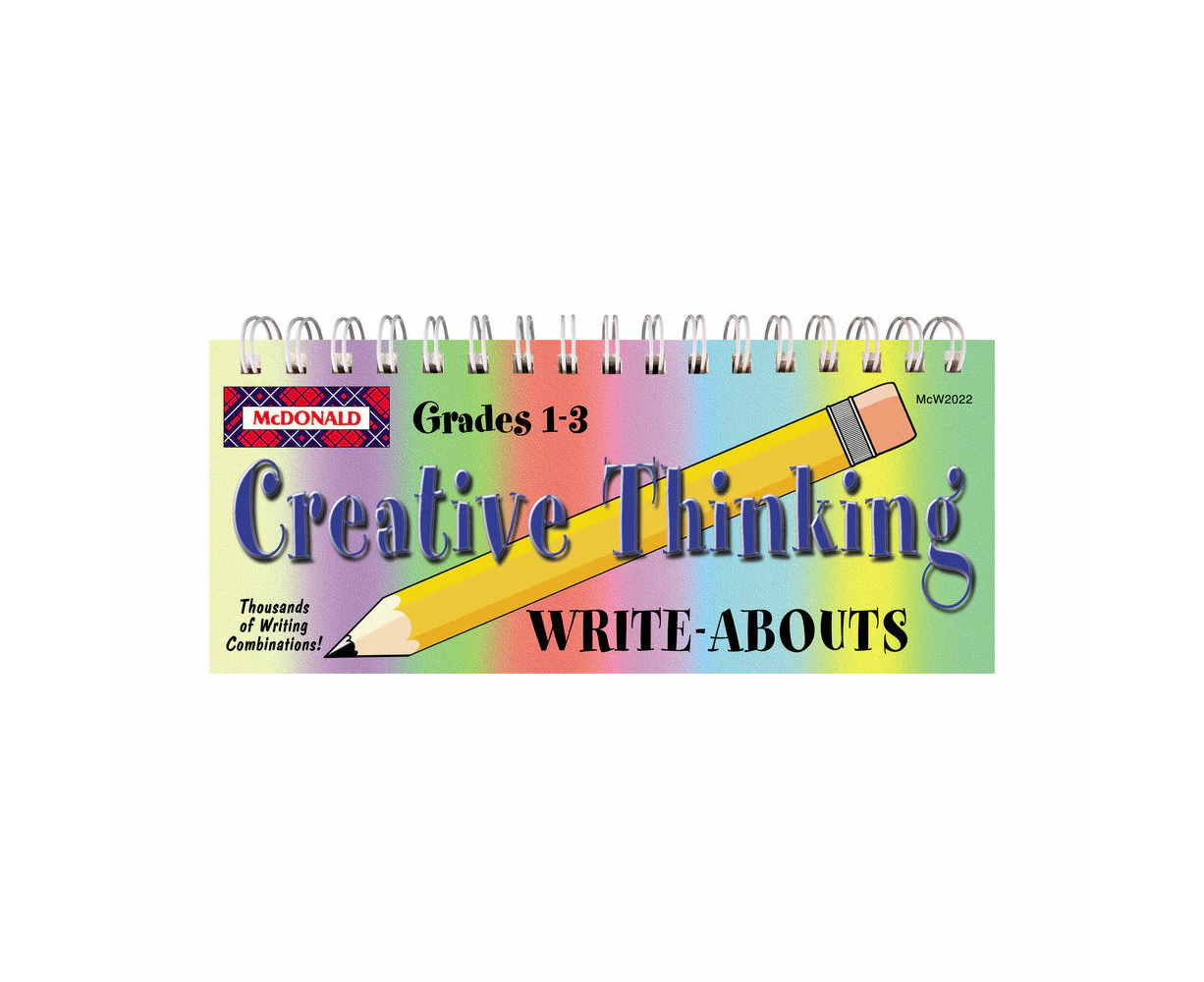 Teacher Created Resources Creative Thinking Write-Abouts Book Grade 1-3 6y+