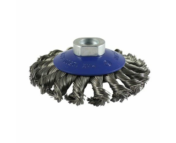 Timco - Angle Grinder Bevel Brush - Twisted Knot Stainless Steel (Size 100mm - 1 Each)