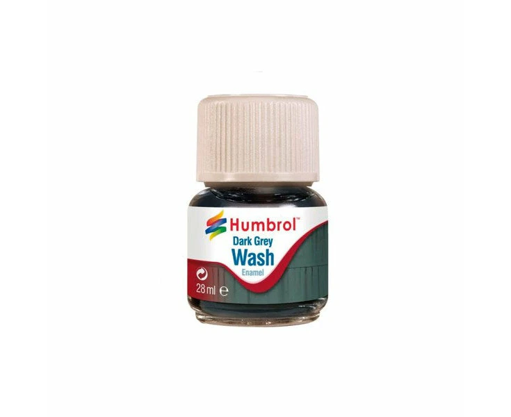 Humbrol Enamel Washes Dark Grey