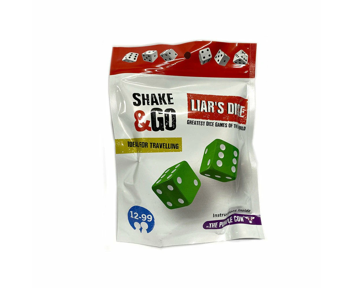 The Purple Cow Shake & Go Liar's Dice Game