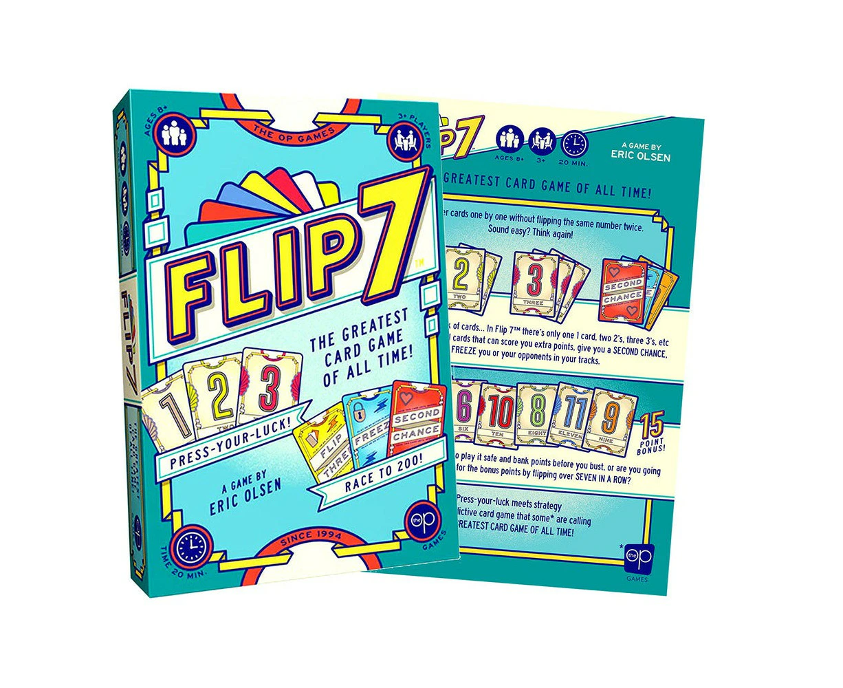 The OP FLIP 7 Worlds Best Card Game!