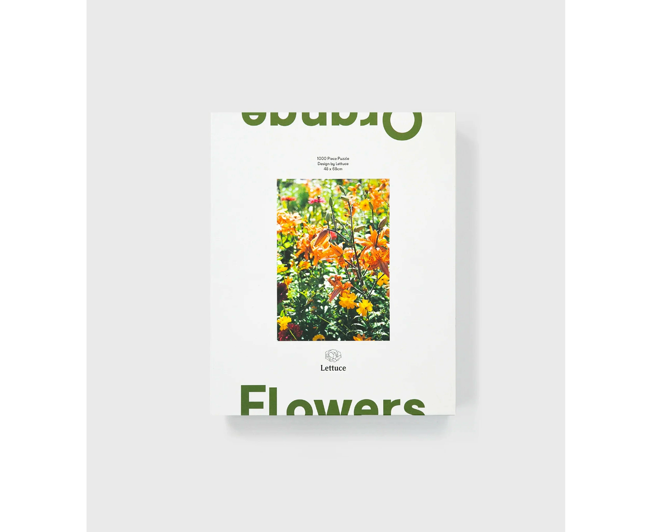 Lettuce 1000pc Orange Flowers Puzzle