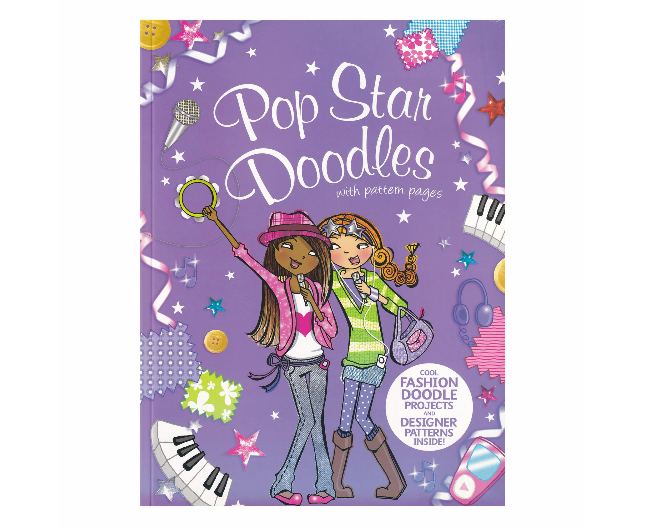 Pop Star Doodles With Pattern Pages