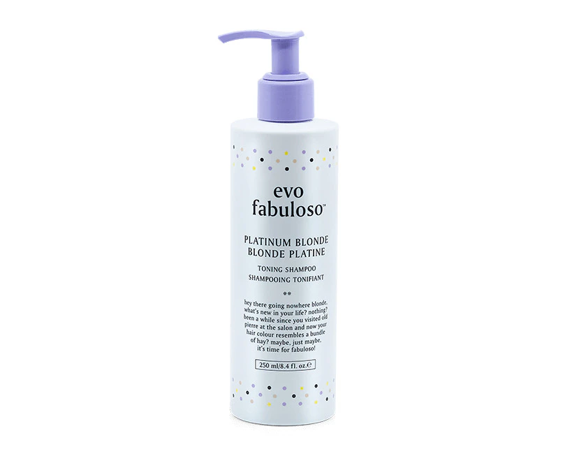 Evo Fabuloso Toning Shampoo - # Platinum Blonde  250ml/8.4oz