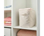 Linen Look Tall Narrow Organiser, Beige - Anko