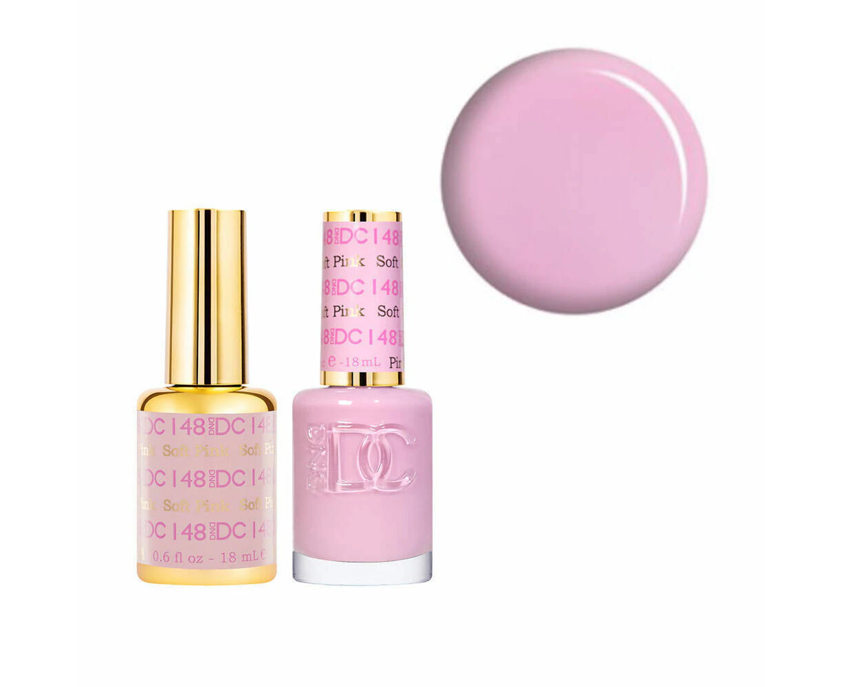 DND 148 Soft Pink - DC Collection Gel & Lacquer Duo 18ml