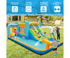 Inflatable Jumping Castle Water Slide Kids Bounce House w/680W Blower & Carry Bag Indoor Outdoor