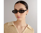 Slim Fit Oval Sunglasses