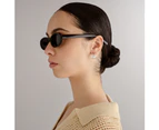 Slim Fit Oval Sunglasses