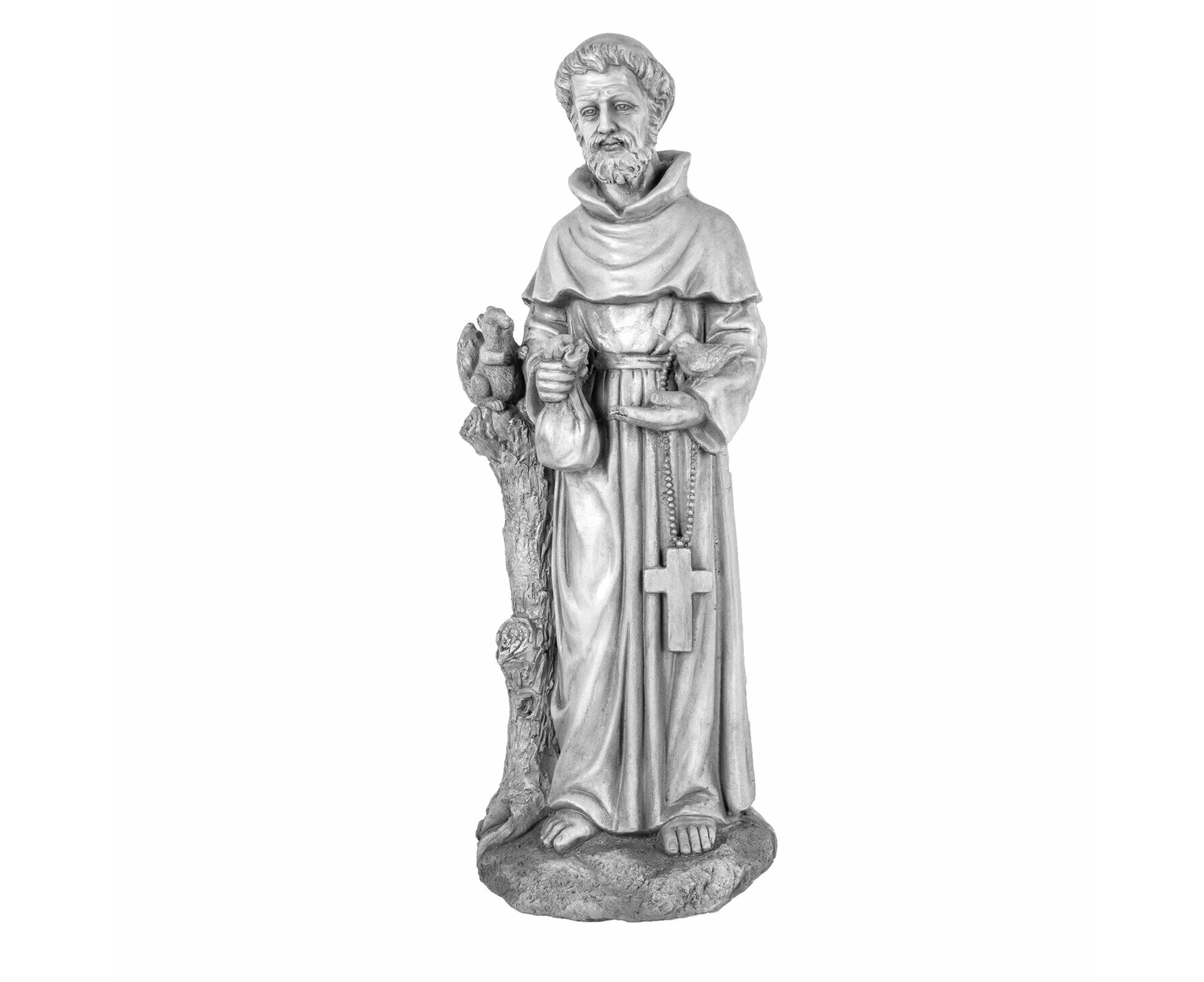 Lauft St Francis of Assisi Statue 75cm Outdoor Garden Sculpture