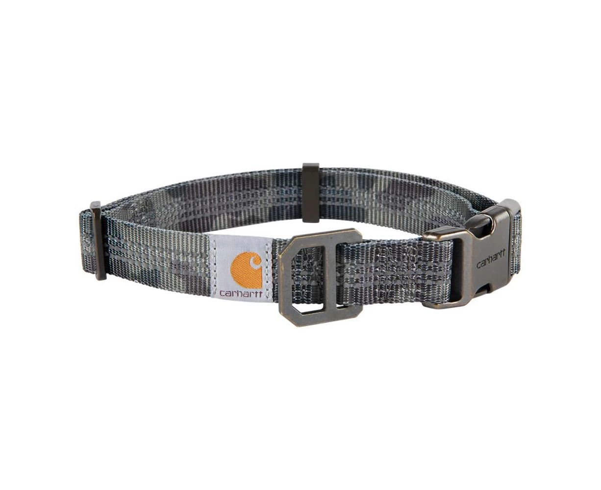 Carhartt Tradesman Durable High Vis Dog Collar - Tarmac/Duck Camo