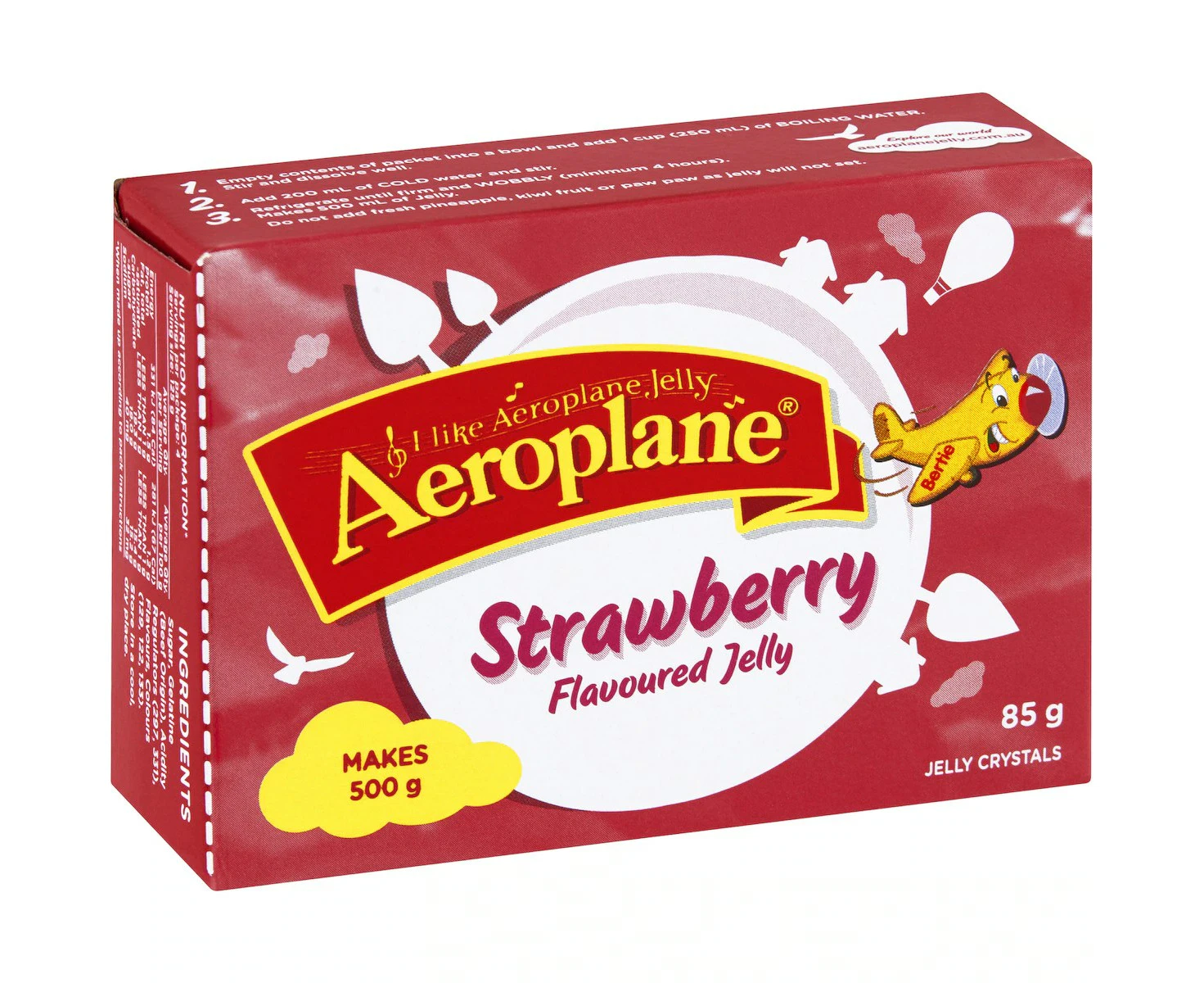 Aeroplane Strawberry Jelly Powder 85g