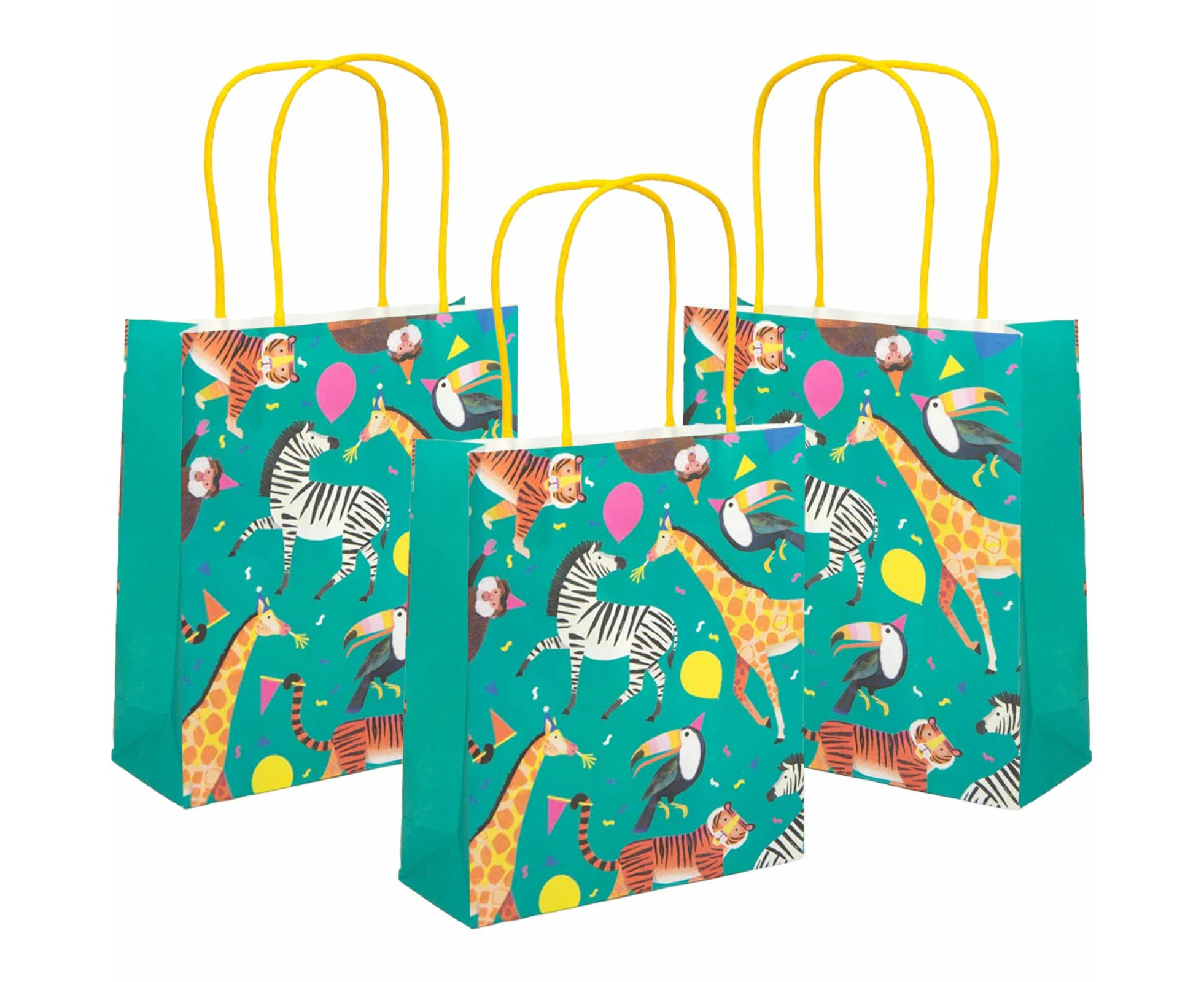 Talking Tables Party Animals Paper Gift Bags (Pack of 8)