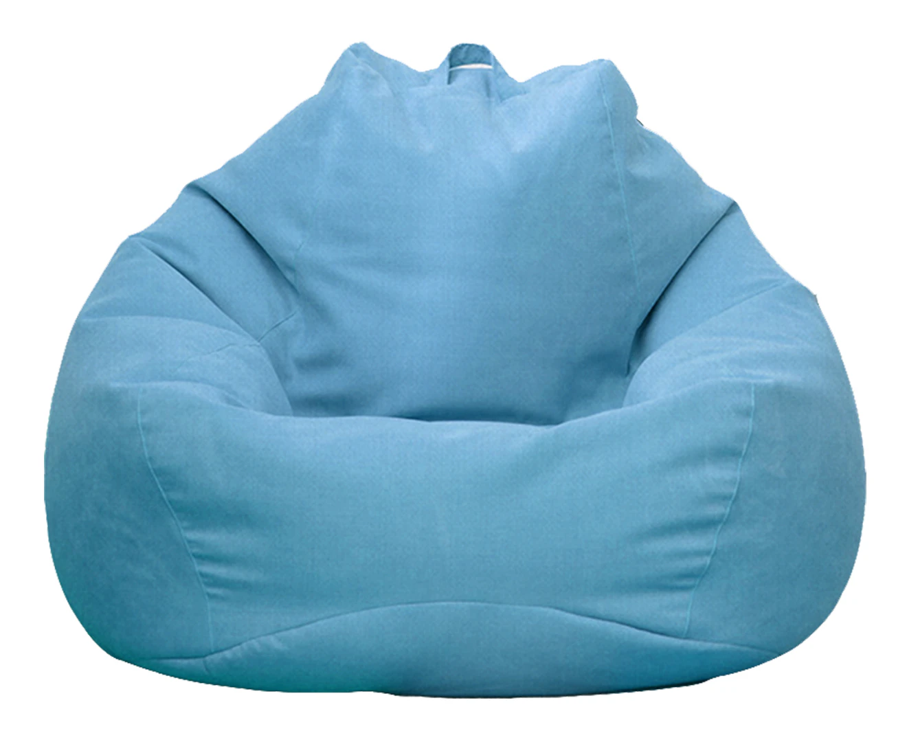 Vivva Stuffed Animal Storage Bean Bag Chair Cover No Filler 100X120CM-Blue