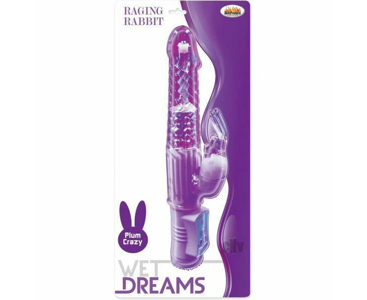 Introducing The Pleasure Prodigy Raging Rabbit Purple Vibrator Model Rr 2000x: The Ultimate Dual Motor Pleasure Machine For Mind Blowing Orgasms!