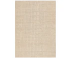 Abasco Croissant Beige Knitted Wool Rug