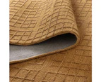 Abasco Sudan Brown Knitted Wool Rug