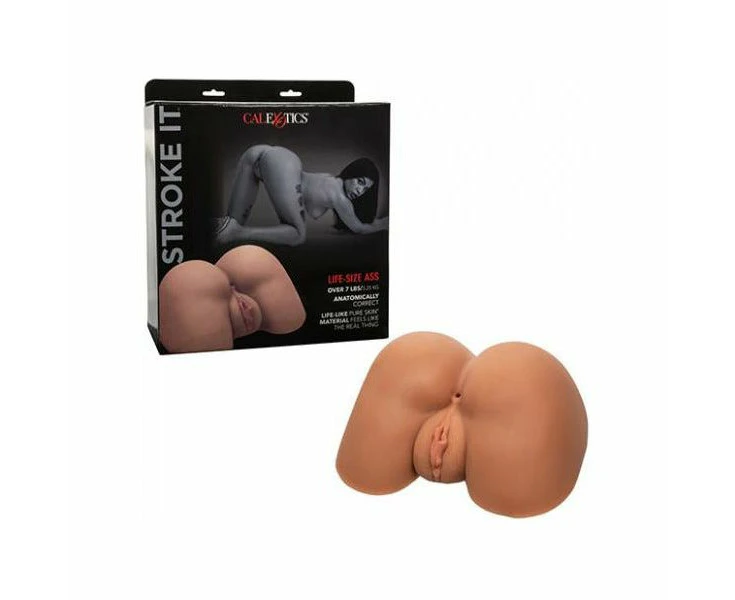 Introducing The Sensatouch Life Size Ass Model St 500 Ultimate Pleasure For Him Realistic Dual Chamber Stroker Brown