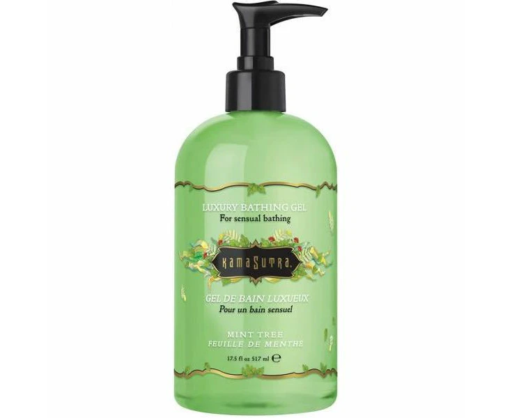 Kama Sutra Luxury Bathing Gel Mint Tree 17.5 Ounce: A Refreshing And Revitalizing Sensory Experience