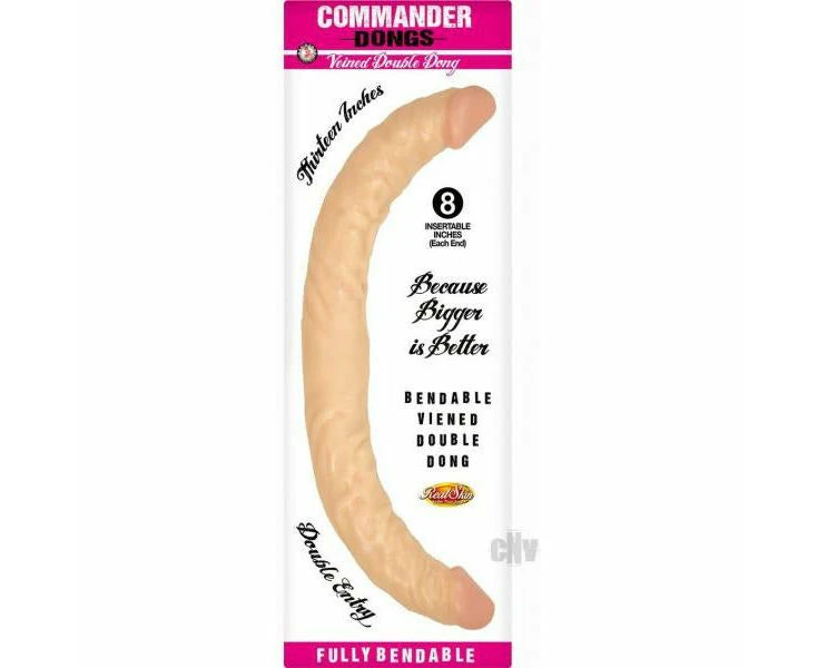 Dongs Veined Double Dong The Ultimate Pleasure Experience For All Genders Model Vd 8, Realistic Skin, Waterproof, Phthalates Free 13 Inches, 1.5 Inch