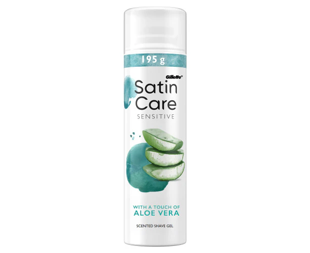 Gillette Venus Satin Care Sensitive Skin Shaving Gel 195g