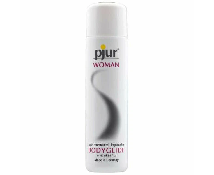 Pjur Woman Bodyglide 100ml Silicone Lubricant Long Lasting & Latex Safe For Intimate Pleasure