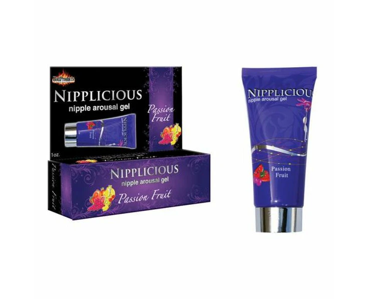 Hott Products Unlimited Nipplicious Passion Fruit Arousal Gel Intense Nipple Stimulation Model Npg 1oz For All Genders Enhances Pleasure Vibrant Purpl