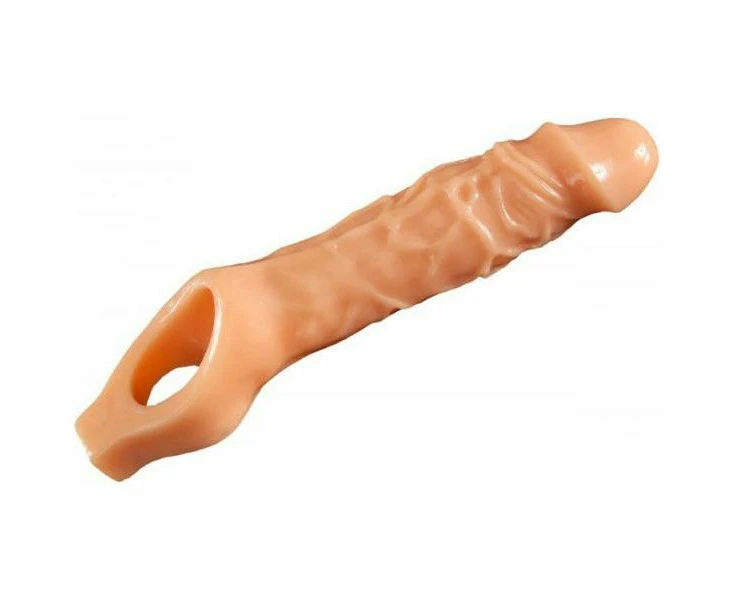 Mamba Penis Sheath Extender Lifelike Pvc Penis Extender Sleeve For Men Model Mx 2000 Enhance Size And Stamina Flesh Color