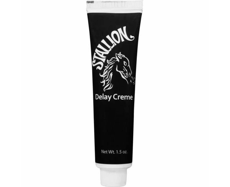 Stallion Delay Creme 1.5 Ounces Premium Male Desensitizing Delay Cream For Extended Pleasure Model Sd 1.5 For Men Enhances Endurance And Intensifies P