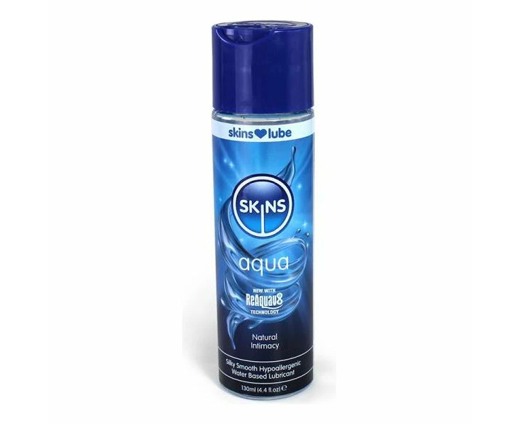 Skins Aqua Water Based Lube 4.4 Oz