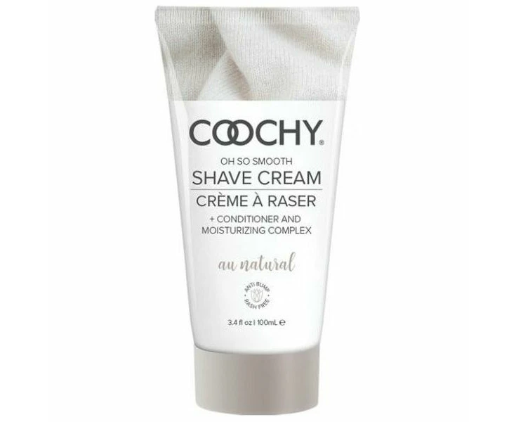 Introducing The Coochy Au Natural Shave Cream 3.4oz: A Luxurious Moisturizing Solution For Smooth, Sensational Shaves