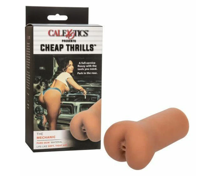 California Exotic Novelties Cheap Thrills The Mechanic Tight Ass Stroker Model Ctm 001 Male Masturbation Toy For Intense Anal Pleasure Brown