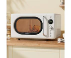 Devanti 20L Microwave Oven 700W Cream