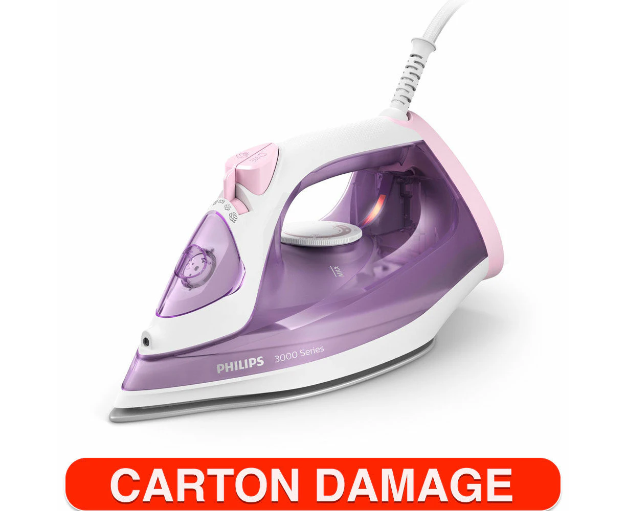 Philips 3000 Series Home Electric Garment/Clothing Steam Iron Fabric Press 2000W - Refurbished Grade A