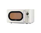 Devanti 20L Microwave Oven 700W Cream